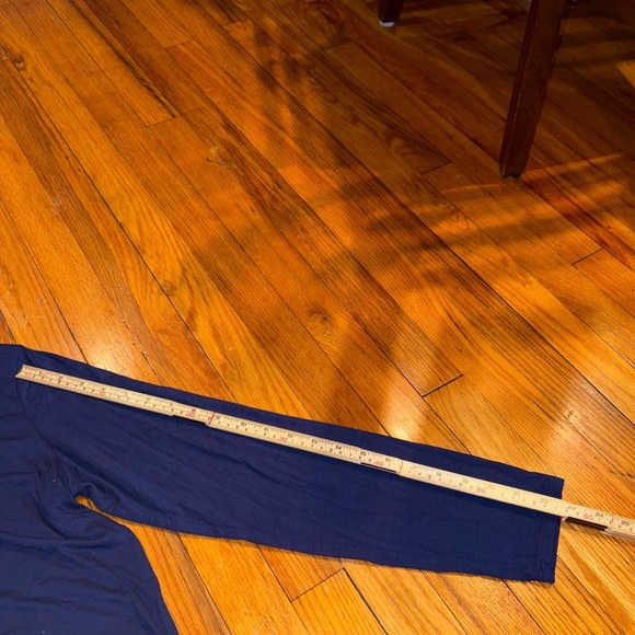 Stylus Navy Long Sleeve Scoop Neck Tee - Picture 5 of 6